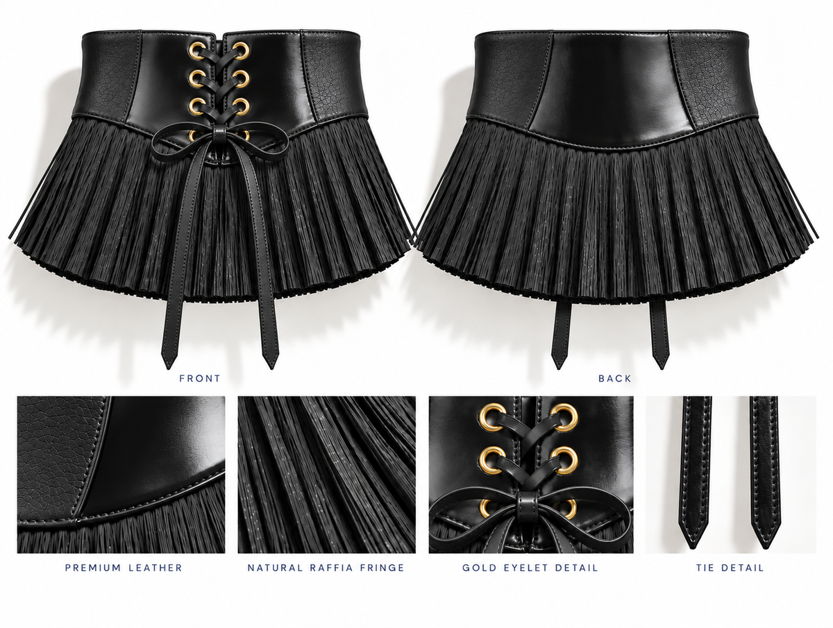 Sisie Raffia - Cincer Belt