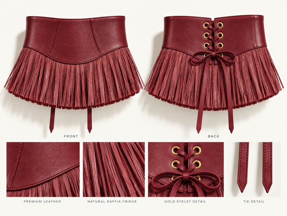 Sisie Raffia - Cincer Belt