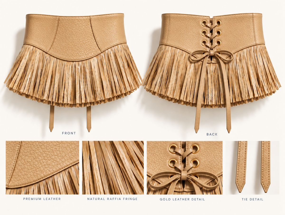 Sisie Raffia - Cincer Belt